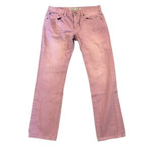 Express Rocco Slim Fit Skinny Leg Jeans Mens 32x32 Mid Rise Lilac Preppy Derby